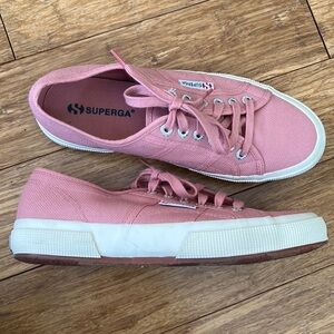 SUPERGA Classic Low Top Pink Sneakers Sz 39.5 (8.5 US)